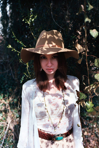 FoxGlove Dream White Flower Necklace