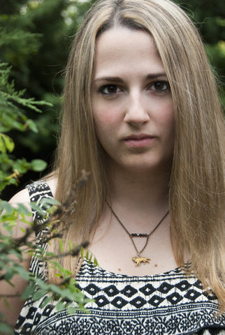 Ghost Direwolf Hematite Beaded Unisex Necklace
