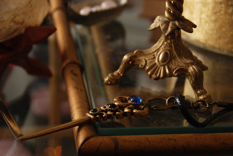 Magic Wand Necklace on Leather Cord