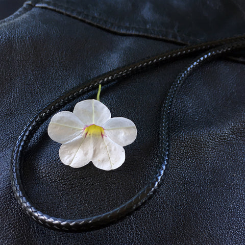 Magic Wand Necklace on Leather Cord