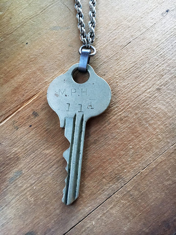 Marlboro Psychiatric Hospital Key on Silver Rope Chain