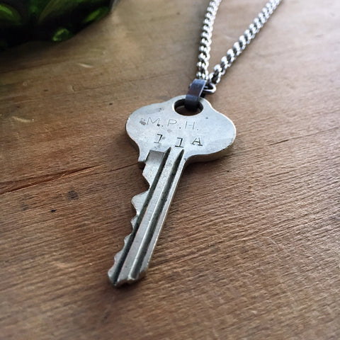 Marlboro Psychiatric Hospital Key on Silver Rope Chain