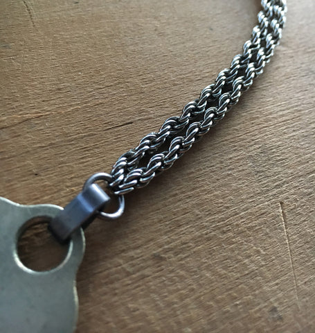 Marlboro Psychiatric Hospital Key on Silver Rope Chain