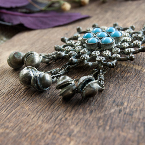 Sacred Vintage Bohemian Gypsy Bell Necklace