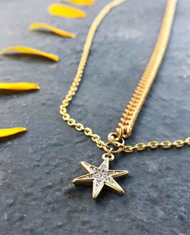 Goddess Head Chain. Bohemian Wedding Headpiece for Women Gold Star