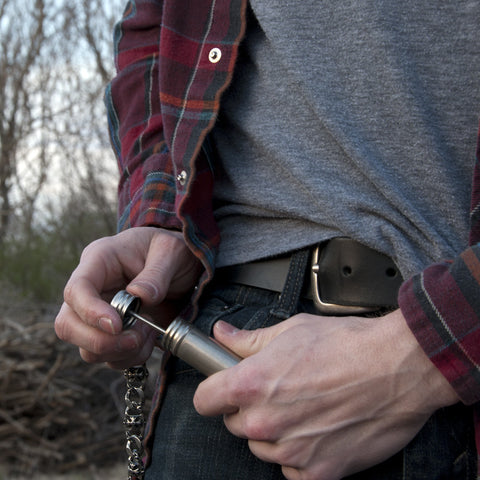 Surivial Waterproof Matchstick Holder Men's Pocket Chain - Men's Wallet Chain