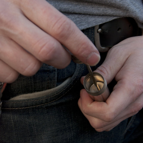 Surivial Waterproof Matchstick Holder Men's Pocket Chain - Men's Wallet Chain