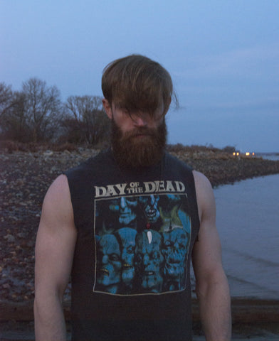 White Carved Bone Feather Bead with red seed pod on copper chain